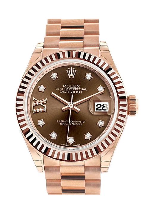 rolex datejust star diamond rose gold